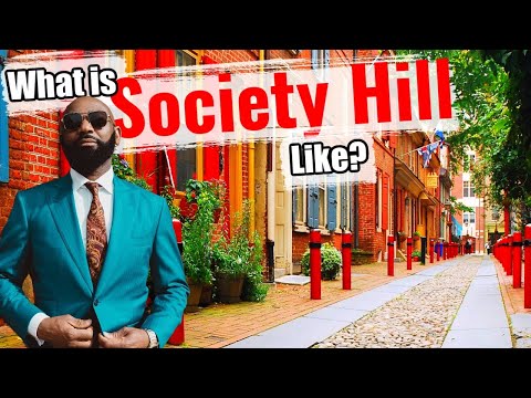 Waar is Society Hill in Philadelphia?