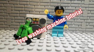 Lego washing machine tutorial