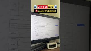 ✅ MHT CET 2026 Answer Key Released! #mhtcet2026 #answerkey #answerkeydate #marks