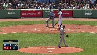 TB@BOS: Bedard fans Hassan with the bases loaded