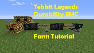 Tekkit Legends: Duability EMC Farm Tutorial(Golden Pickaxe)