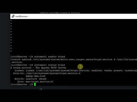 Auto Start http or Apache on reboot in a CentOs 7 and 8 Server