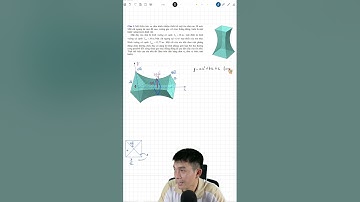 CÂU TÍCH PHÂN ĐỀ SỞ NGHỆ AN - ỨNG DỤNG TÍCH PHÂN TÍNH THỂ TÍCH TOÀ NHÀ - 3D MINH HOẠ SIÊU DỄ HIỂU