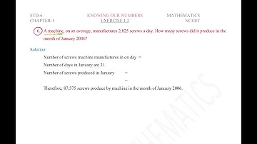 Class 6 Knowing our numbers Chapter 1 exercise 1.2 Q.6  Class 6 Mathematics NCERT