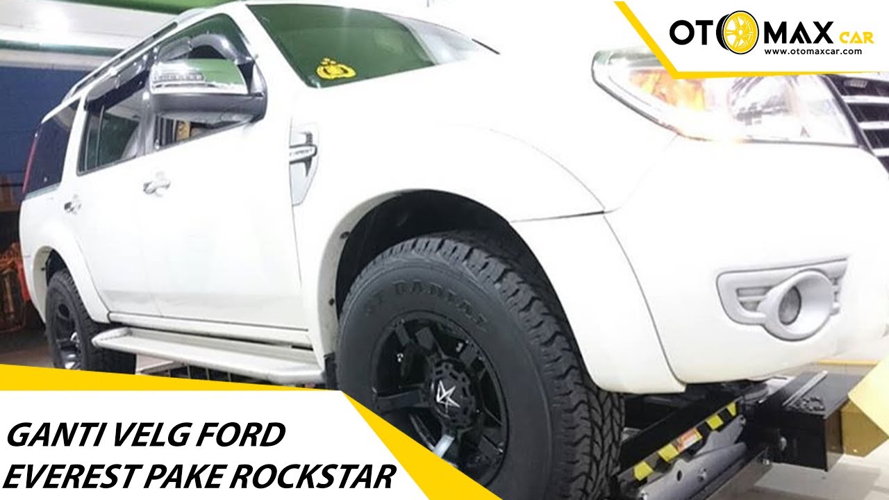 Pemasangan Velg Mobil  Rockstar Spooring on Ford  Everest  