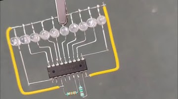 How to make a simple audio level vu meter using single ic