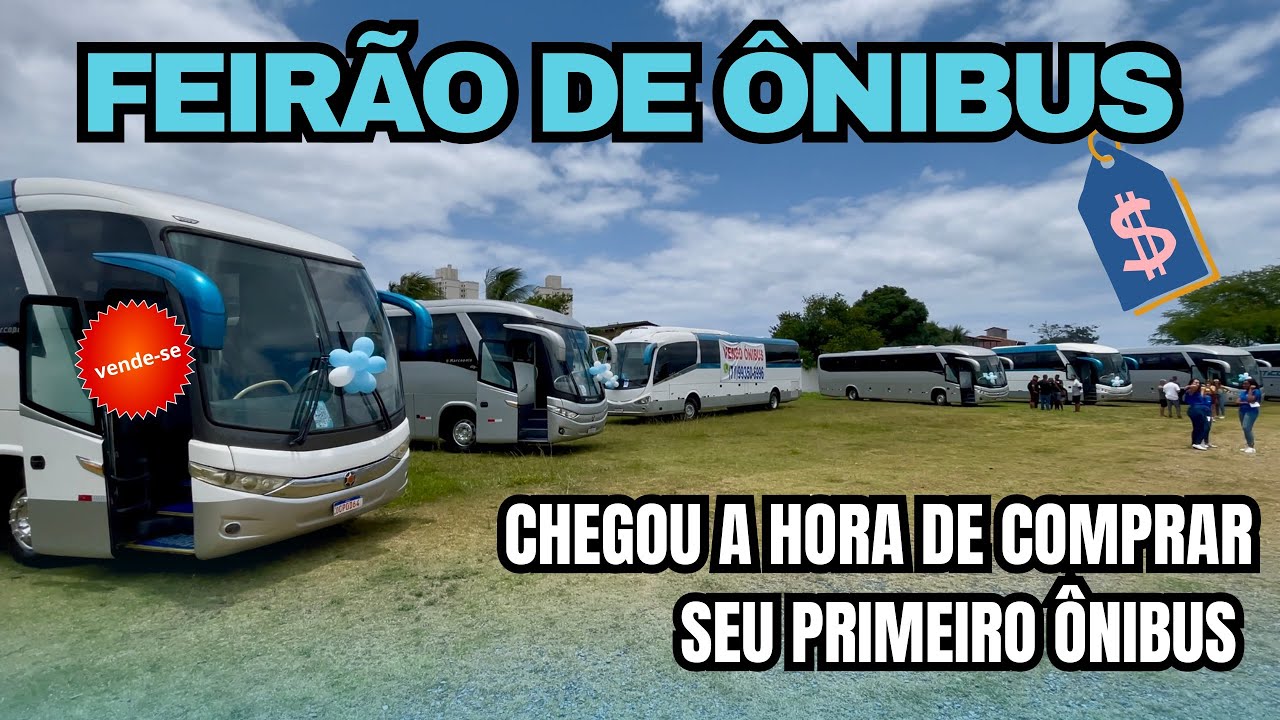 Conheça a PRIMEIRA FEIRA DE ÔNIBUS da Bahia! | Super Feira em Salvador