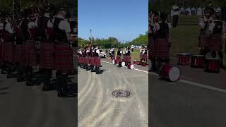 George Watson’s College pipe band and Hamilton Boys Rugby #sanix 29/4/2025 #bagpipes #pipeband
