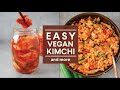 Easy vegan kimchi bibimbap and korean banchanside dishes  asian recipes
