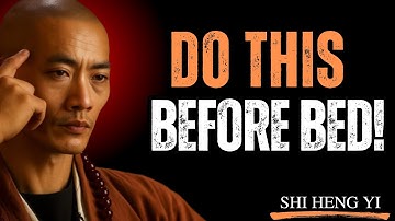 Reprogram Your Mind Before Sleeping | Shi Heng Yi Motivational Speech