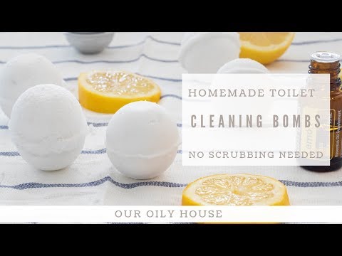 Homemade Toilet Cleaning Bombs | NO SCRUBBING TOILET CLEANER | Hands Off Cleaning