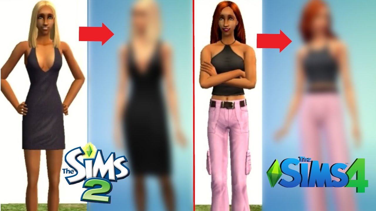 NINA&DINA CALIENTE AS THEIR SIMS 2 SELVES Sims 4 SimSkeleton YouTube