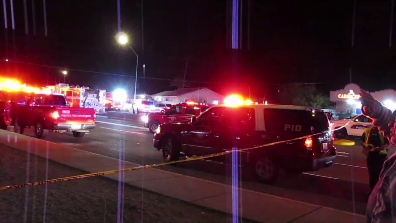 Phoenix IRL, Vehicle Accident (w/ Bus Stop), Jan 30th, 2020, Greenway