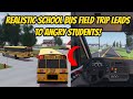 Greenville wisc roblox l realistic school bus field trip angry students roleplay