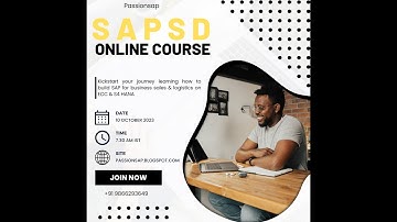 SAP SD Sales & Distribution TRAINING - SAP SD BY JAYARAM