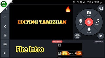 New Fire🔥 Intro In Kinemaster Tamil | Editing Tamizhan