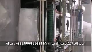 Automatic Computer Control Double layer Two Lines High Speed HDPE LDPE PE Disposable Plastic Gloves