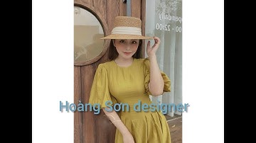 Dạy cắt may cơ bản:hướng dẫn cách cắt đầm thân xếp li liền,tay phồng theo mẫu|Hoàng Sơn designer