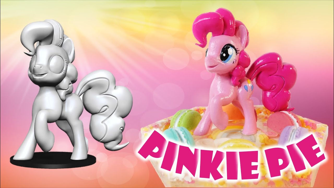 Custom Pinkie Pie Wizkids Miniature Pony TrinketTray - YouTube