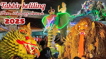 TAKBIR KELILING WEDUNG DEMAK KREASI ANAK BANGSA TAHUN 2025 #takbirkeliling #arakarakan