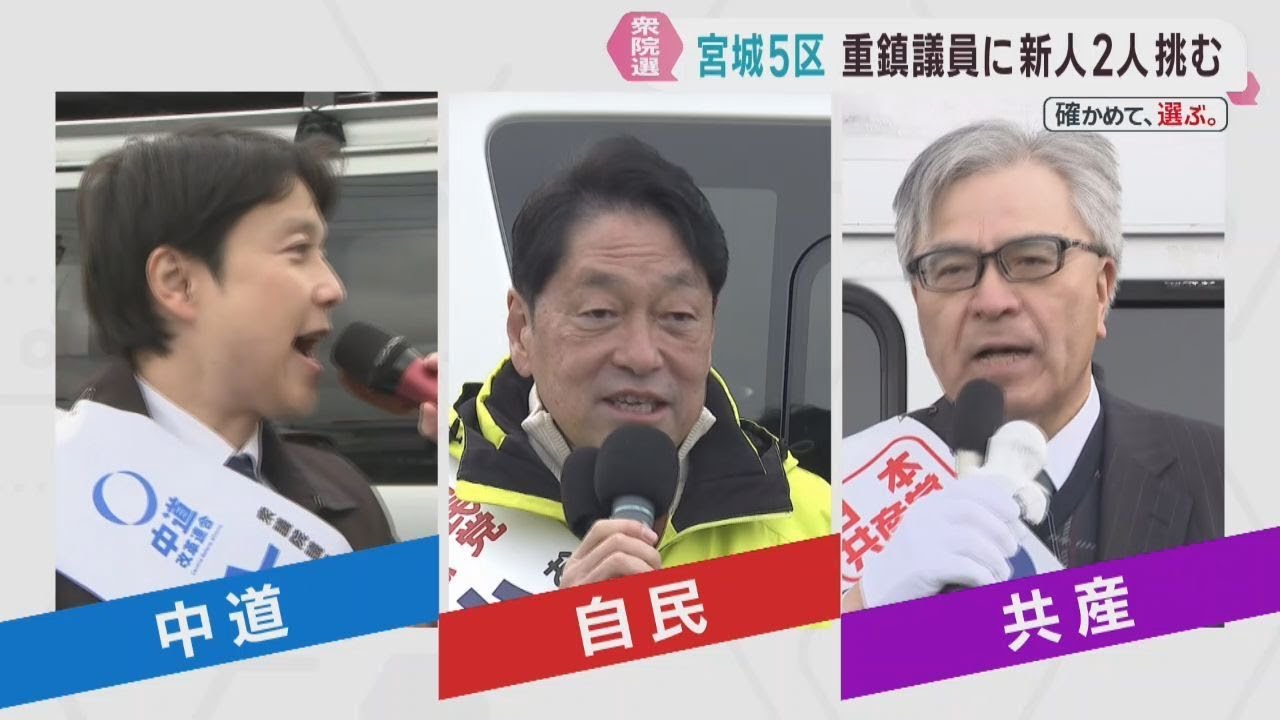 衆議院選挙 宮城5区 候補者の訴え | khb東日本放送