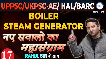 UPRVUNL-JE, UPSSSC-JE, NHPC-JE, JSSCJE and Boiler / steam generator Practice session MCQ