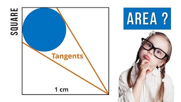 What is the Area of Blue Circle?