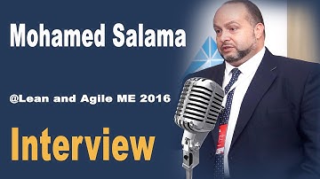 Lean and Agile ME interview with Mohamed Salama
