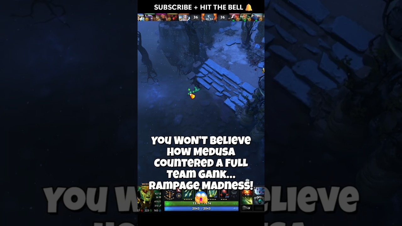 You WON’T Believe How Medusa Countered a FULL Team Gank… Rampage Madness! 😱