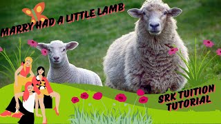 Mary Had a Little Lamb Nursery Rhyme for Children | Poem | Kids Songs | Kindergarten | Children