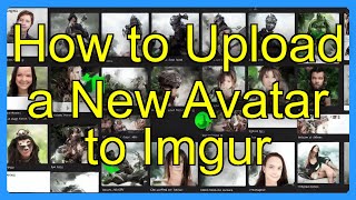 How to Upload a New Avatar to Imgur