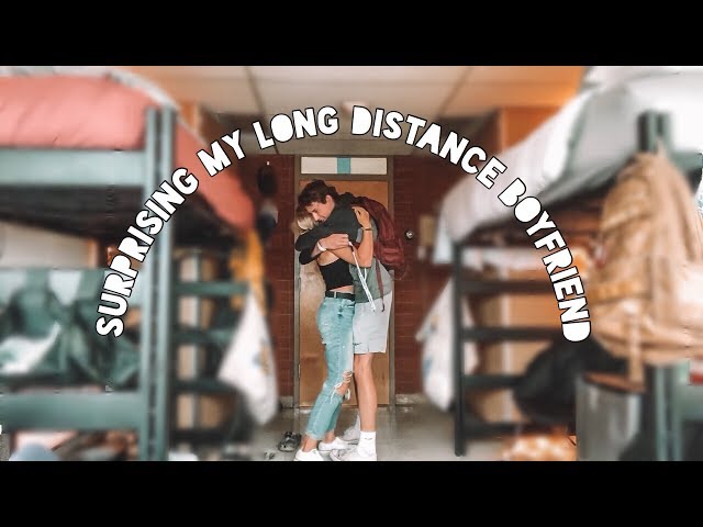 surprising my long distance boyfriend