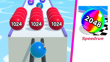 Ball Run 2048 - Speedrun - Gameplay Walkthrough - Level 439 to 442