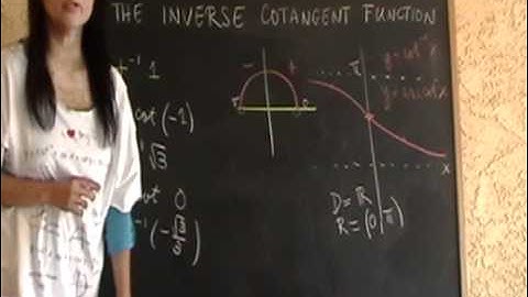 The Inverse Cotangent Function