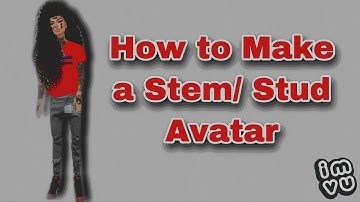 How to Make a Stem/Stud Avi | IMVU
