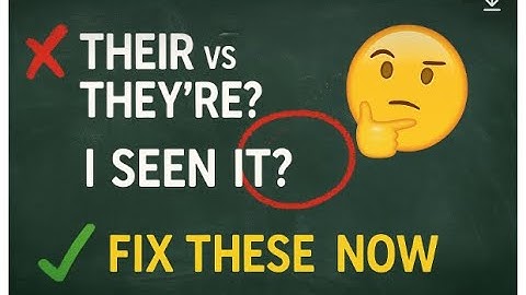 5 Common Grammar Mistakes You