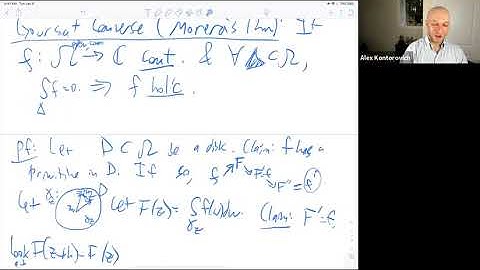 Lecture 8, Complex Analysis Rutgers Math 503 Prof. Kontorovich, 9/29/2020