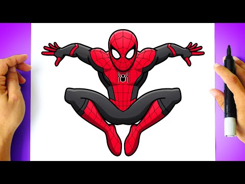 How to DRAW SPIDER-MAN No Way Home