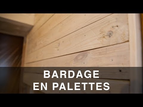 Bardage en bois de palettes (partie 1/2)