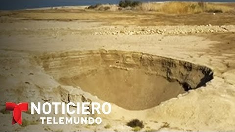 El mar Muerto se está secando | Noticiero | Noticias Telemundo