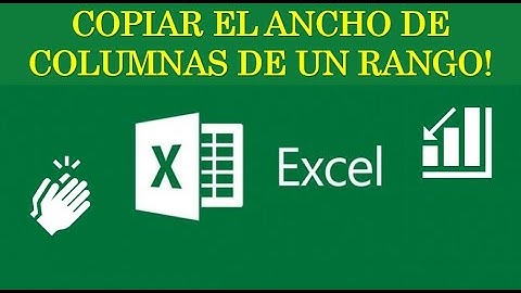 Copiar el ancho de columnas | EXCEL TIP ✅