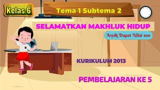 Materi Bahan Ajar Kelas 6 Tema 1 Subtema 2 Pembelajaran ke 5