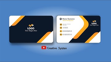 Simple & Professional Business Card Design in CorelDRAW | Step-by-Step Tutorial for Beginners