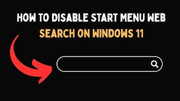 How to Disable Start Menu Web Search on Windows 11