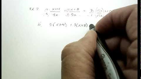 Rational Equations: Solving (Simple).avi