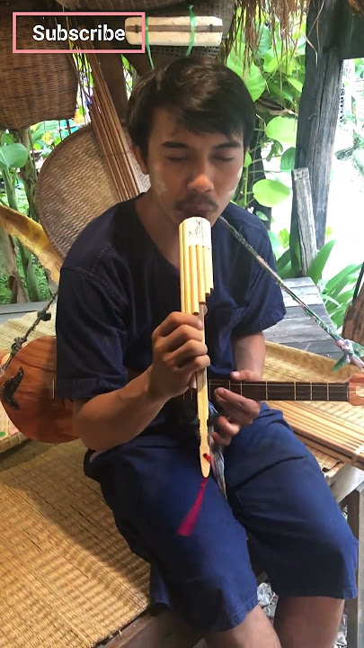 Traditional Thai Wot (circular panpipe) performance #shorts