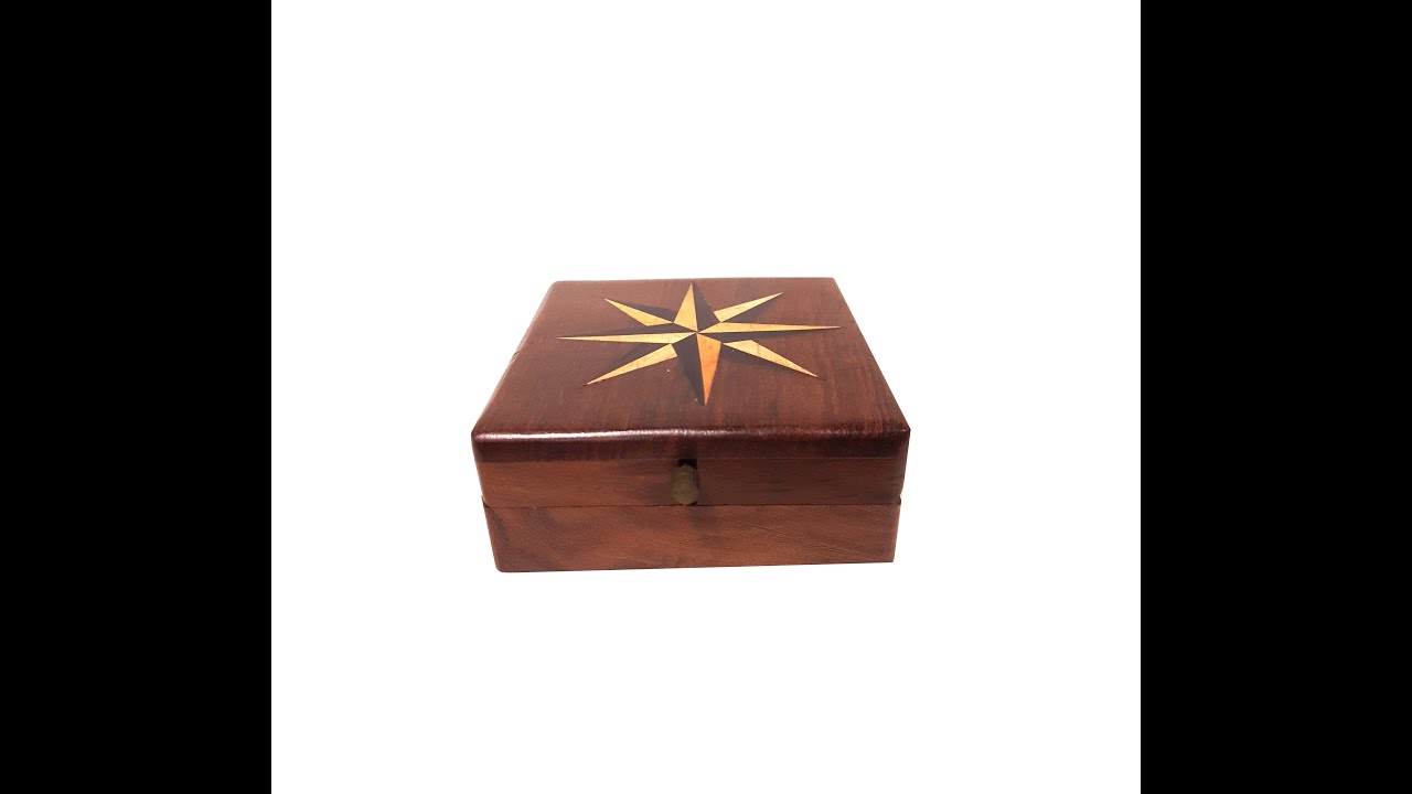 collectiblesBuy New Nautical Ship Compass Wooden Box Compass & Watch Vintage Gift