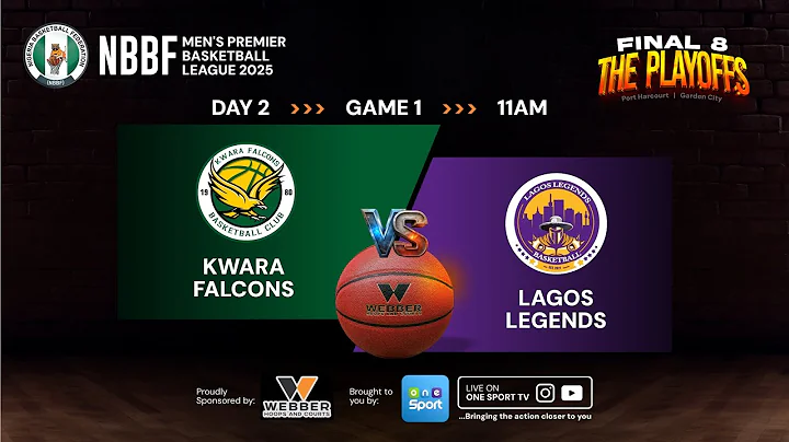 KWARA FALCONS vs LAGOS LEGENDS | GAME 5 | NBBF 2025 PREMIER BASKETBALL LEAGUE | FULL GAME | LIVE