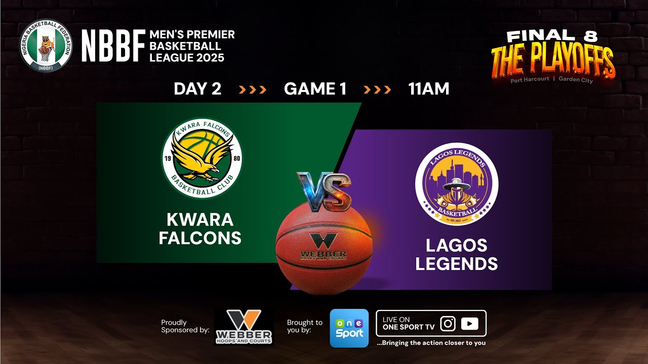KWARA FALCONS vs LAGOS LEGENDS | GAME 5 | NBBF 2025 PREMIER BASKETBALL LEAGUE | FULL GAME | LIVE