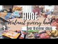 Huge Walmart Grocery haul | Family of four !